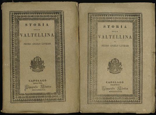 Storia della Valtellina - copertina