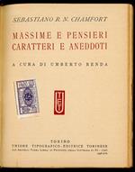 Massime e pensieri - Caratteri e aneddoti