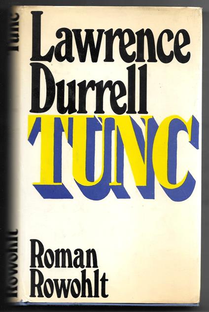 Tunc - Lawrence Durrell - copertina