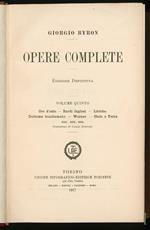 Opere complete volume quinto
