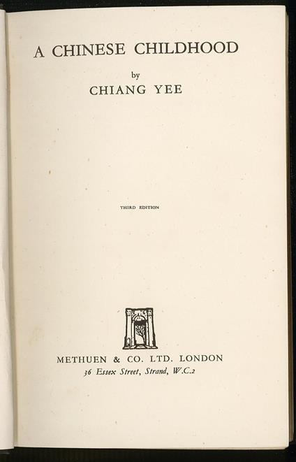 A Chinese childhood - copertina