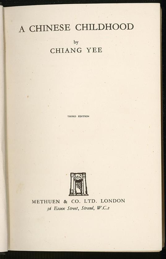 A Chinese childhood - copertina