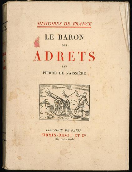 Le baron des Adrets - copertina