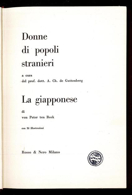 giapponese - copertina