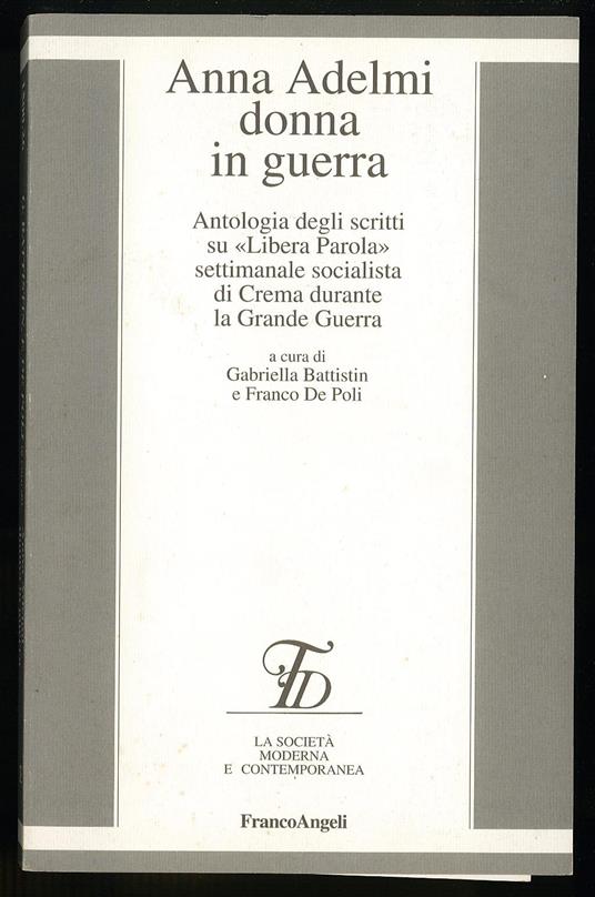 Anna Adelmi donna in guerra - copertina