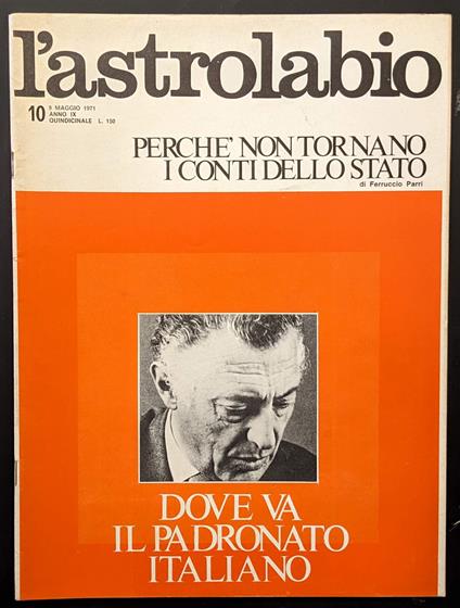 L' astrolabio 10 - copertina