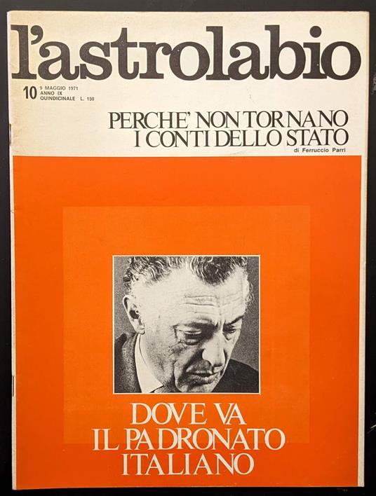 L' astrolabio 10 - copertina