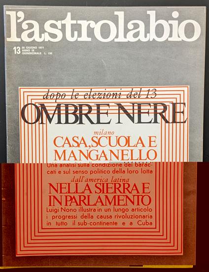 L' astrolabio 13 - copertina