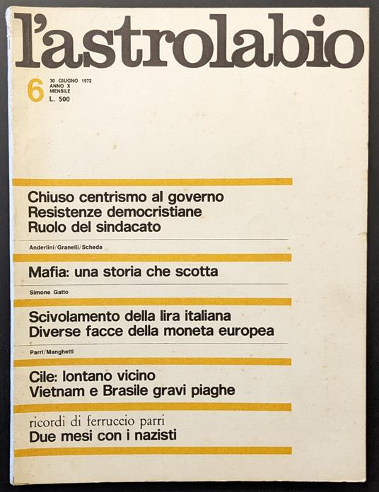 L' astrolabio 6 - copertina