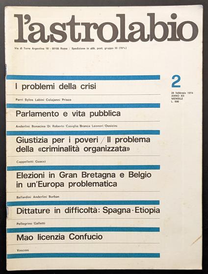 L' astrolabio 2 - copertina