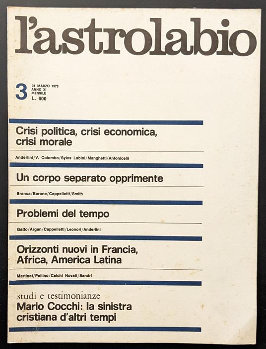 L' astrolabio 3 - copertina