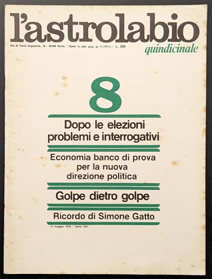 L' astrolabio 8 - copertina