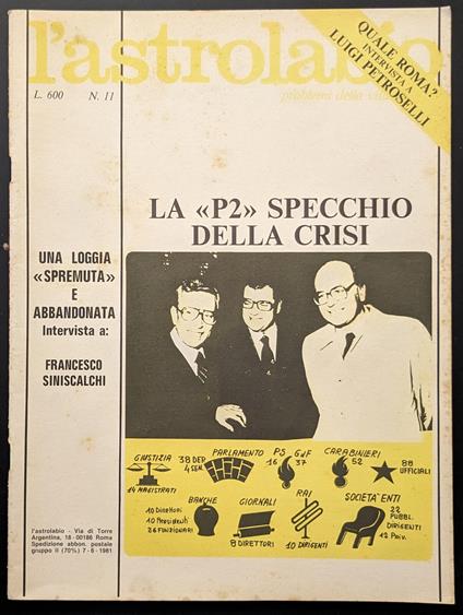 L' astrolabio 11 - copertina