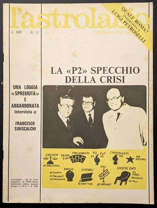 L' astrolabio 11 - copertina