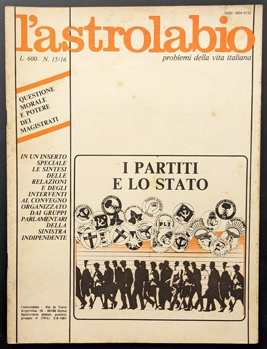 L' astrolabio 15/16 - copertina