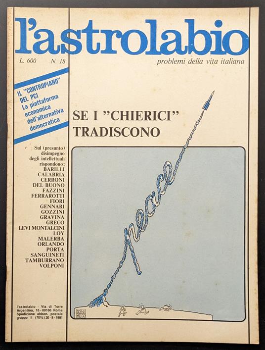 L' astrolabio 18 - copertina