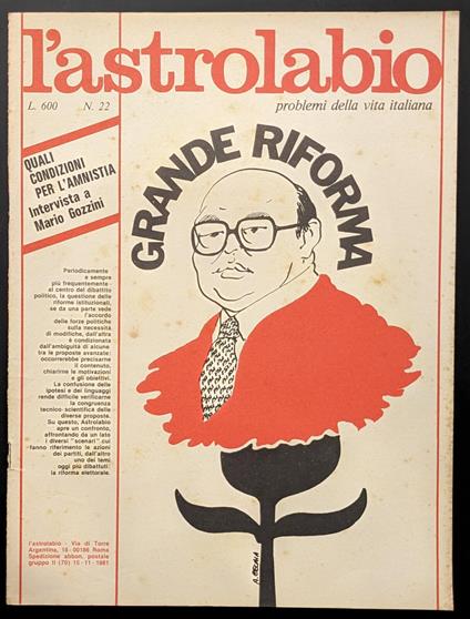 L' astrolabio 22 - copertina