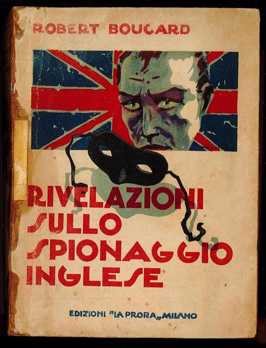 Rivelazioni sullo Spionaggio Inglese - Robert Boucard - copertina
