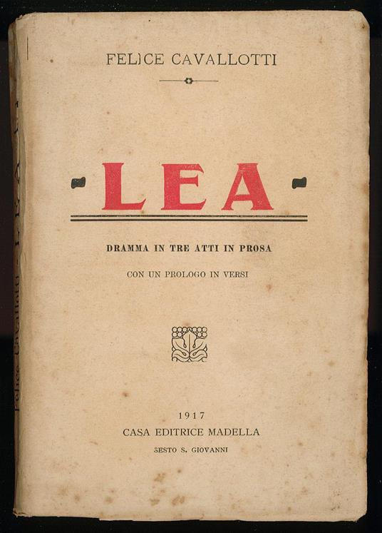 Lea - Felice Cavallotti - copertina
