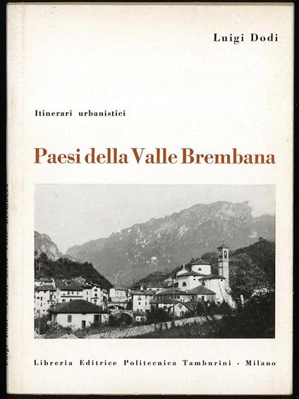 Paesi della Valle Brembana - Luigi Dodi - copertina