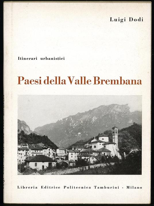 Paesi della Valle Brembana - Luigi Dodi - copertina