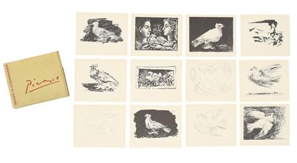 PICASSO. Tauben 12 Lithografien - copertina