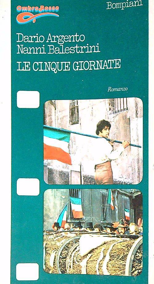 Cinque Giornate - Dario Argento - copertina