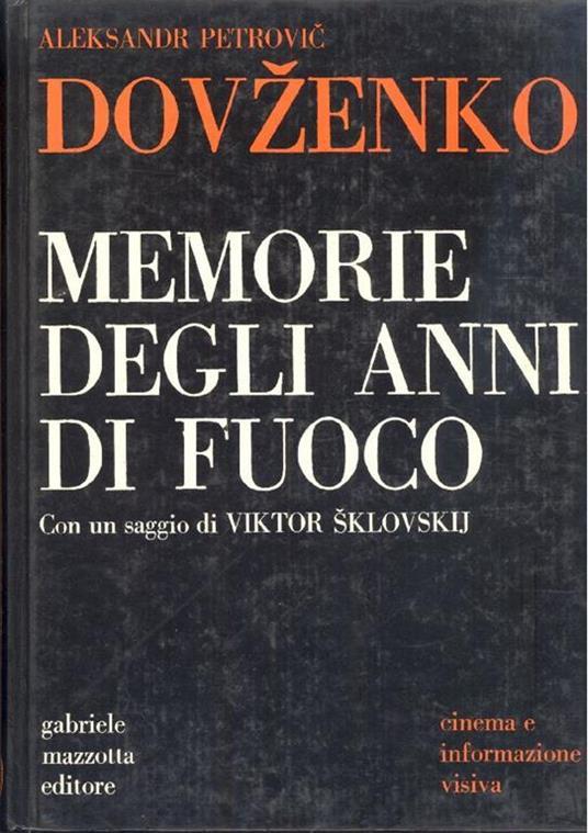 Memorie Degli Anni Di Fuoco - copertina