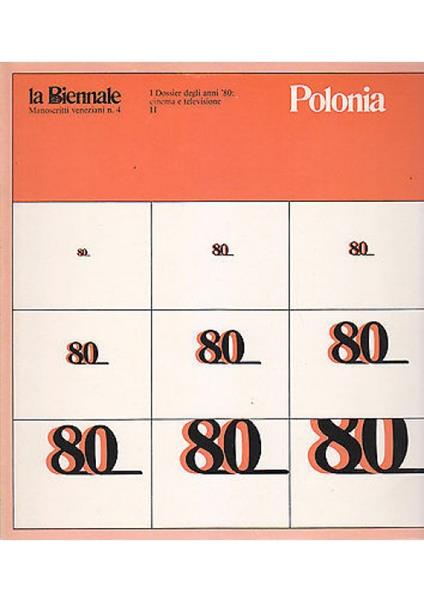 Polonia Dossier Degli Anni '80 Cinema E Televisione - copertina