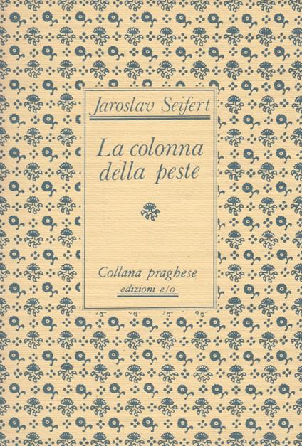 colonna della peste - Jaroslav Seifert - copertina