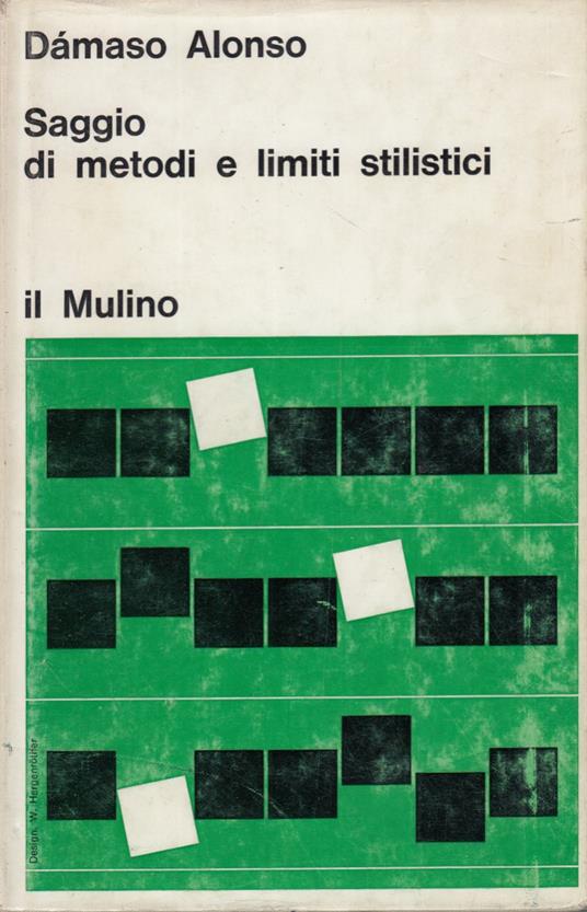 Saggio di metodi e limiti stilistici - Alonso Dámaso - copertina
