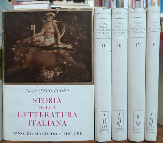 Storia della letteratura italiana - Francesco Flora - copertina
