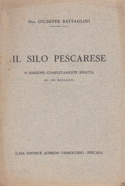Il silo pescarese - Giuseppe Battaglino - copertina