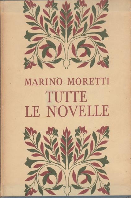 Tutte le novelle - Marino Moretti - copertina