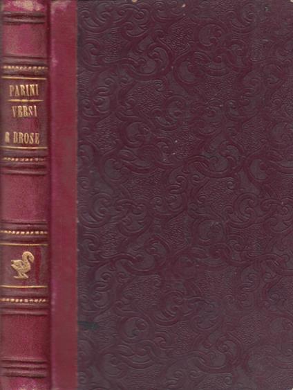 Versi e prose - Giuseppe Parini - copertina