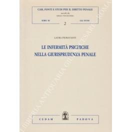 Le infermita psichiche nella giurisprudenza penale - Laura Fioravanti - copertina