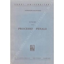 Studi sul processo penale - Alessandro Malinverni - copertina