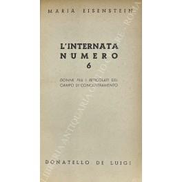 L' internata numero 6. Donne fra i reticolati del campo di concentramento - Maria Eisenstein - copertina
