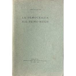 democrazia nel primo Reich - Emilio Bussi - copertina