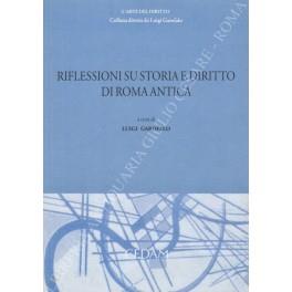 Riflessioni su storia e diritto di Roma antica - copertina