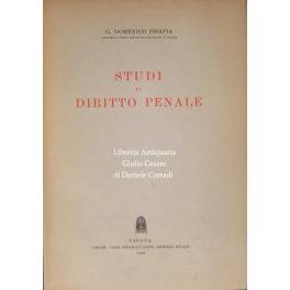 Studi di diritto penale - copertina