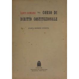 Corso di diritto costituzionale - copertina