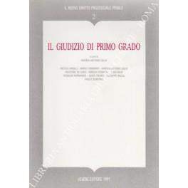 Il giudizio di primo grado - copertina