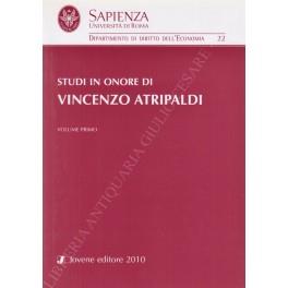 Studi in onore di Vincenzo Atripaldi - copertina