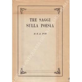 Tre saggi sulla poesia. A cura di Elio Chinol - copertina