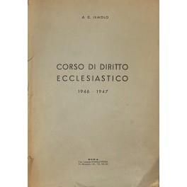 Corso di diritto ecclesiastico (1946-1947) - copertina