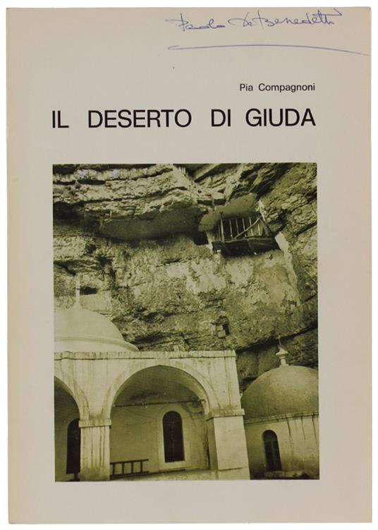 Il DESERTO DI GIUDA - Pia Compagnoni - copertina
