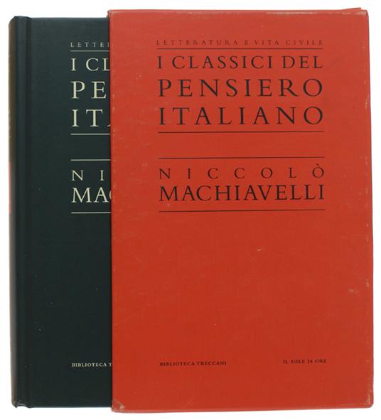 OPERE. A cura di Mario Bonfantini - Niccolò Machiavelli - copertina
