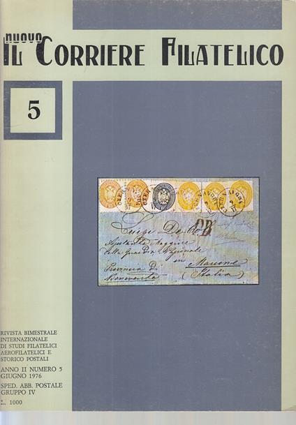Il Nuovo Corriere Filatelico N.5 Rivista -- Firenze --- 1976 - copertina