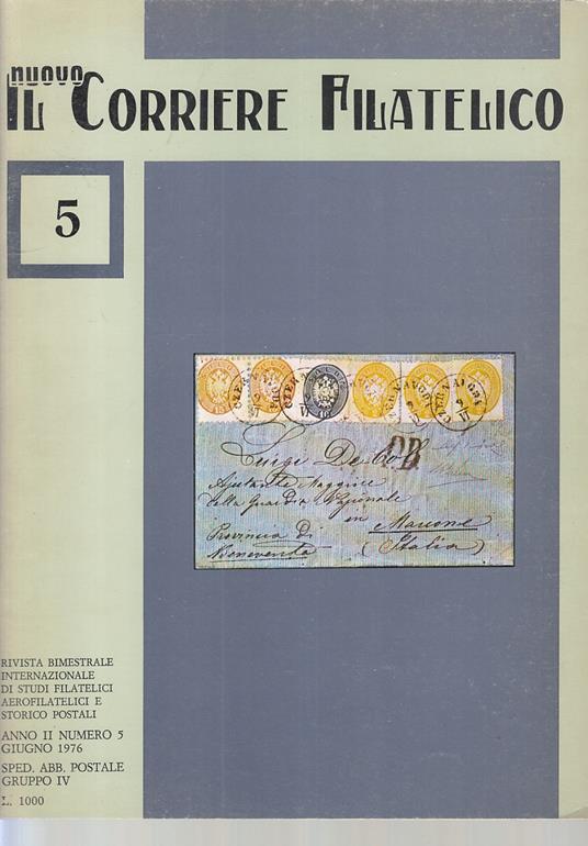 Il Nuovo Corriere Filatelico N.5 Rivista -- Firenze --- 1976 - copertina